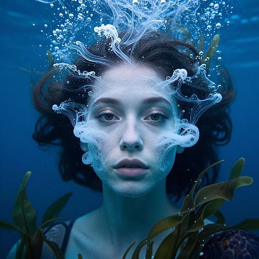 Magical Underwater Mermaid Face Swap
