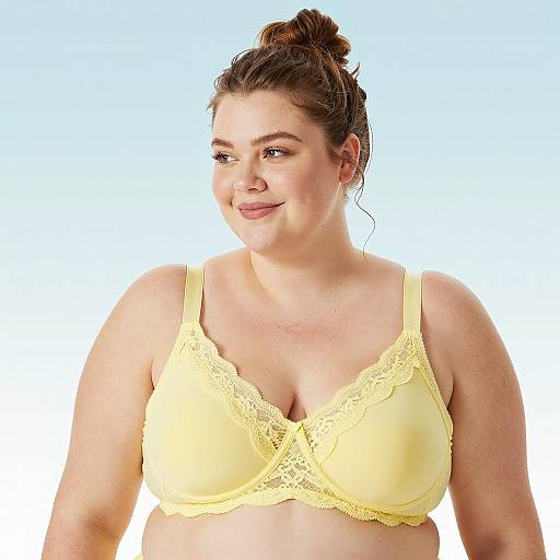 Portrait of a Plus-Size Woman Smiling