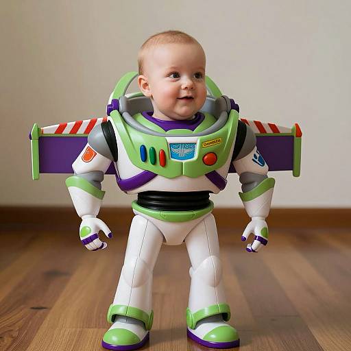 Photorealistic Buzz Lightyear Baby Artwork