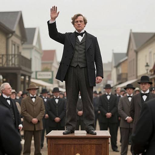 1830s Prohibition Advocate Shojo Scene