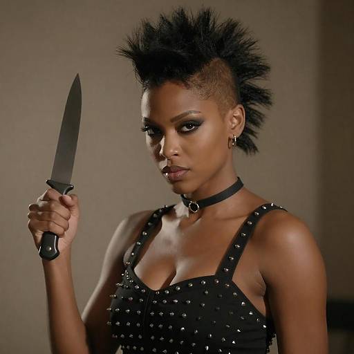 Intense Portrait of a Bold Woman