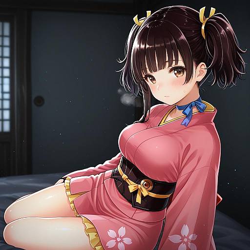 Illustration of Mumei (kabaneri), koutetsujou no kabaneri in the style of Yukiu con