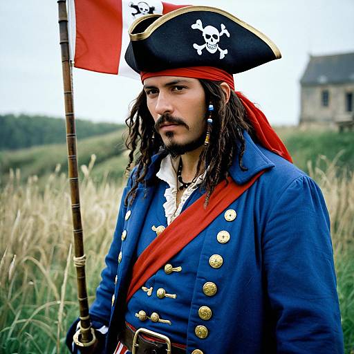 Izzy Pirate in Blue Coat