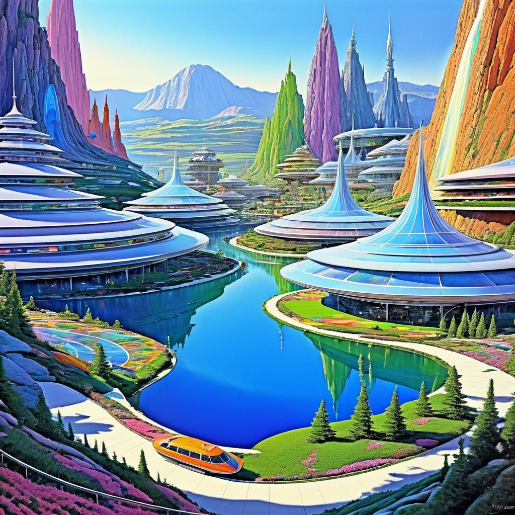 Vibrant Alien World in Tomorrowland