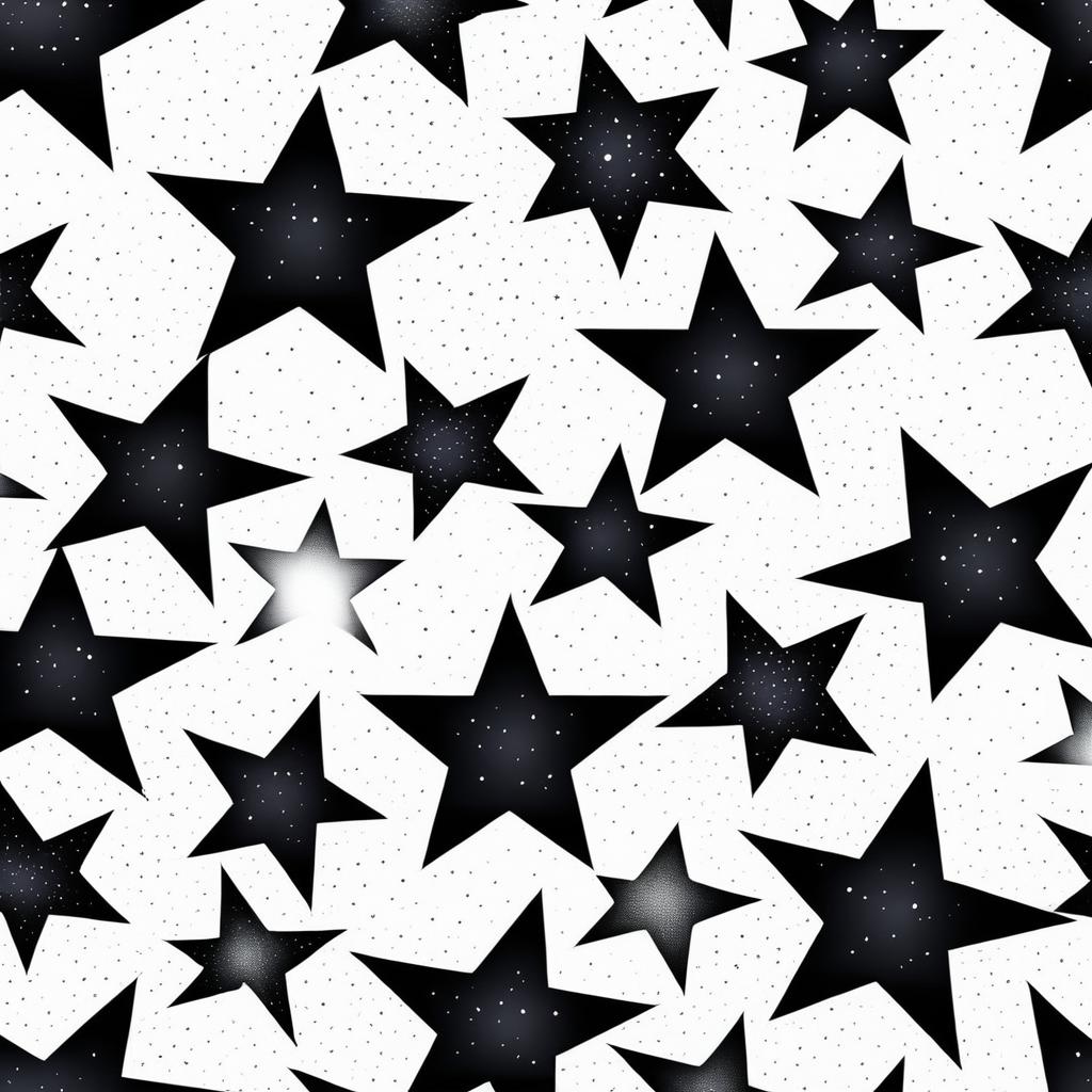 Elegant Fabric Design with Star Motifs