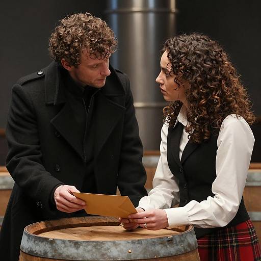 Mysterious Encounter in Dim Light