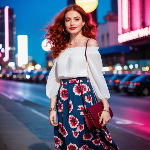 Empowered Fashion Amidst Neon City Lights Empowered Fashion Amidst Neon City Lights