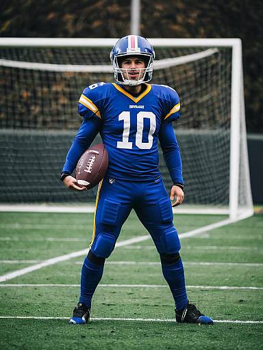 Photorealistic Football Helmet Cosplay