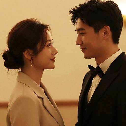 Intimate Portrait of Couple in Love