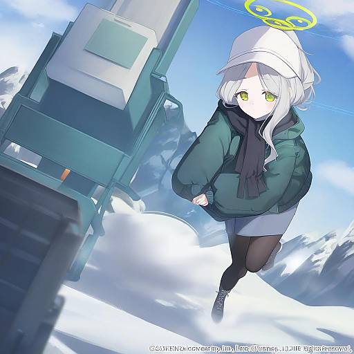 Illustration of Hare (camp) (blue archive), blue archive in the style of Shingo (missing link)