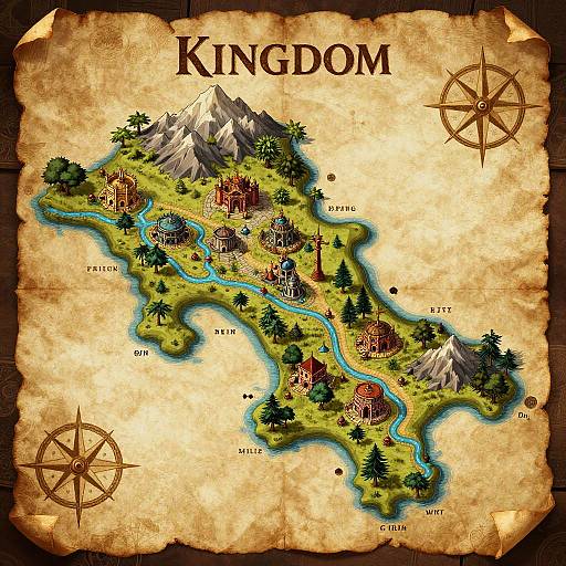 Ancient Kingdom Map Generator Interface