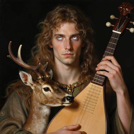 Ethereal Bard with Magical Lute