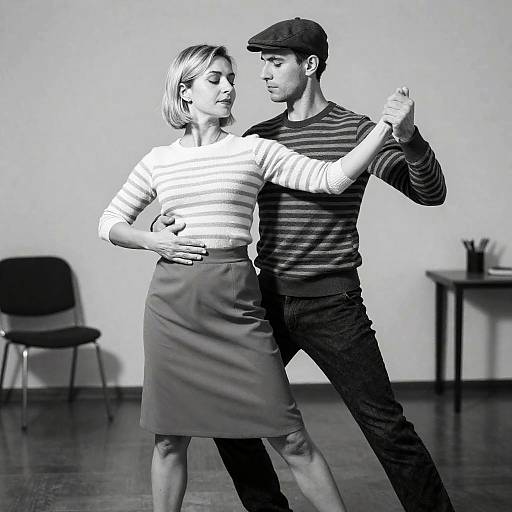 Elegant Black-and-White Dance Photography