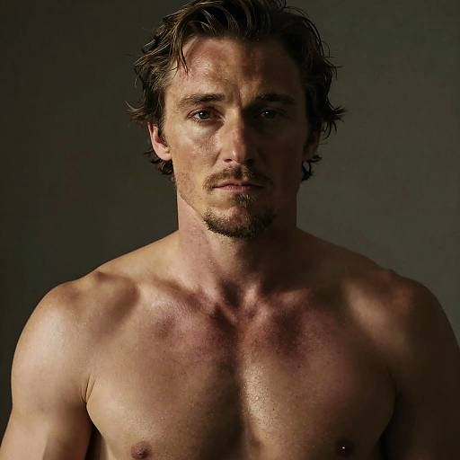 Matthew McConaughey Dramatic Muscle Portrait