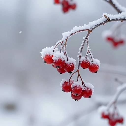 Winter Berries Symbolizing Hope