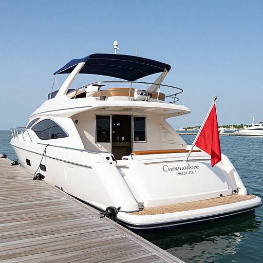 Luxury Yacht Commodore PRISCES I Docked