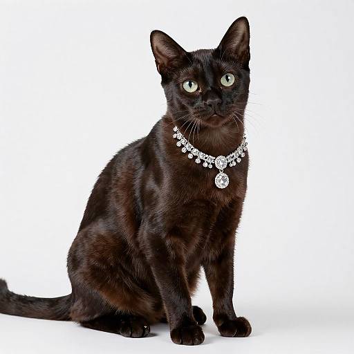 Luxury Portrait of American Curl Cat