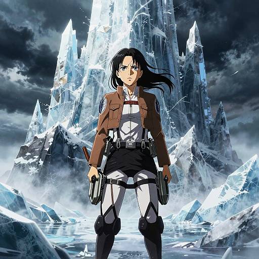 Arctic Explorer vs Ice Colossus Poster