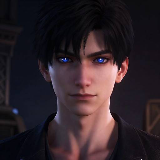 Ultra-Detailed Realistic Boy with Star Eye