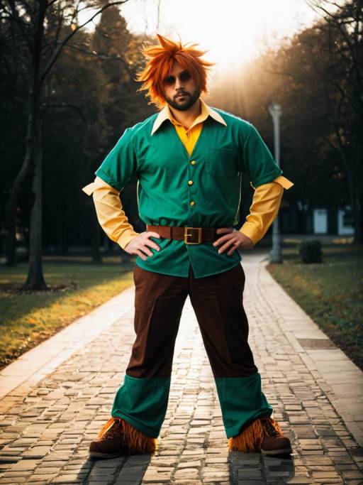 Man in Rottytops Cosplay Costume