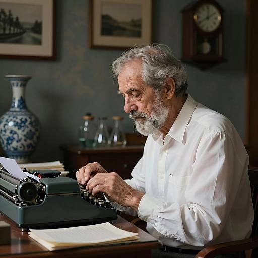 Nostalgic Reflection of an Elderly Writer