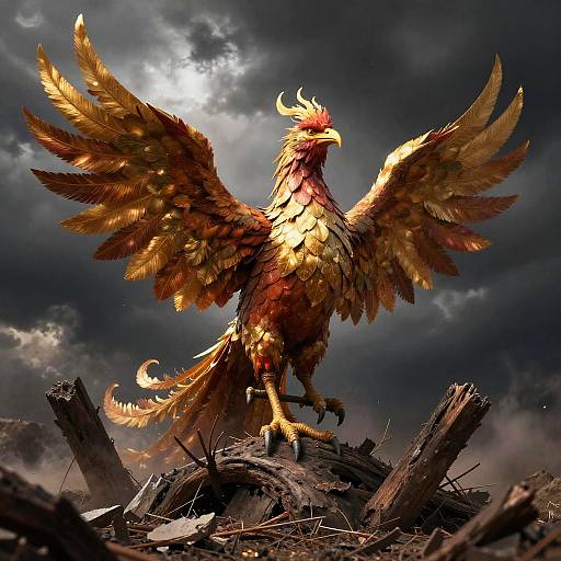 Phoenix Rising for Rebirth and Growth