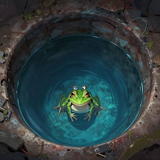 Frog at Bottom of Deep Well