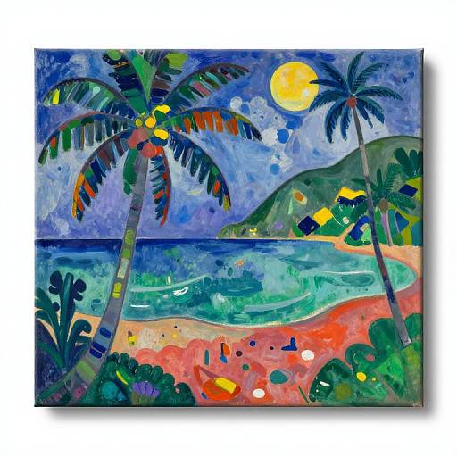 Tahiti Landscape by Paul Gauguin