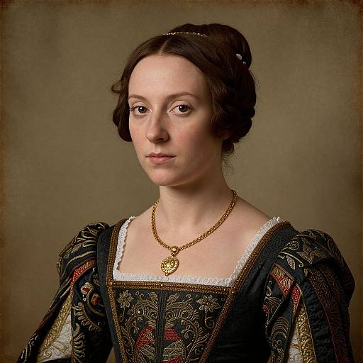 Renaissance Style Portrait of Joan