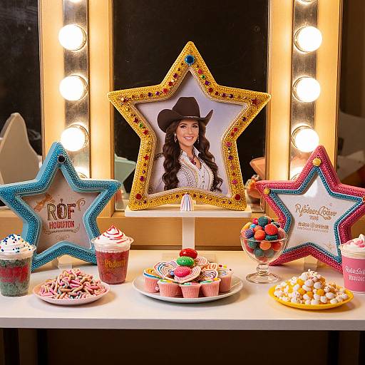 Vibrant Candy Table at RodeoHouston