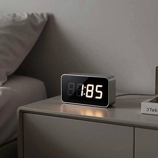 Minimalist Modern Digital Alarm Clock