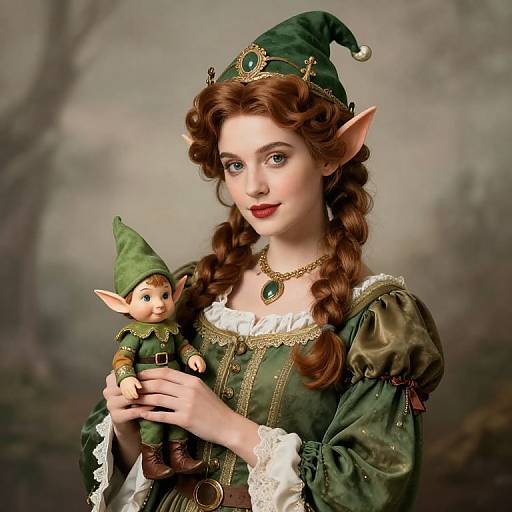 Elf Queen Vogue Portrait