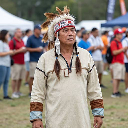Native American Costume at Music Fest