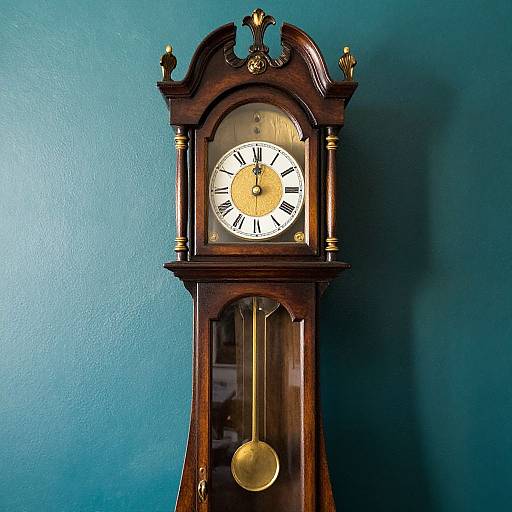 Ornate Vintage Grandfather Clock