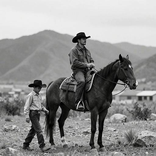 Cowboy Duo: A Timeless Ride