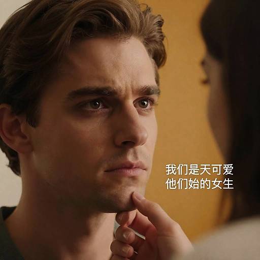 Intense Male Portrait with Feminine Touch