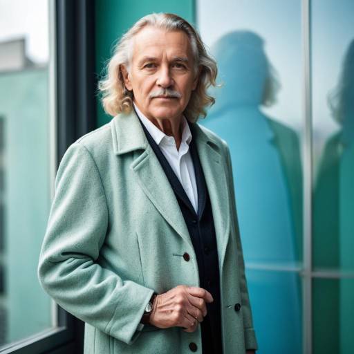 Confident Elderly Man in Coat