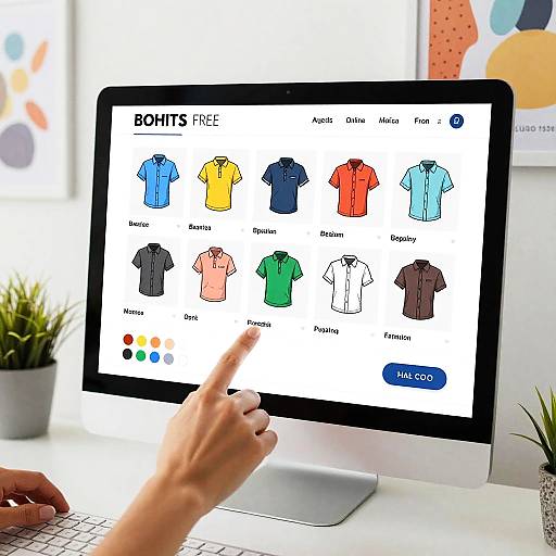 Interactive Shirt Design Interface