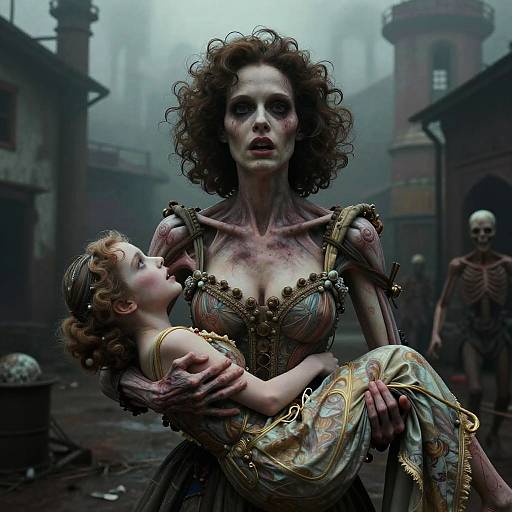 Drunken Helena Bonham Carter Eerie Photoshoot