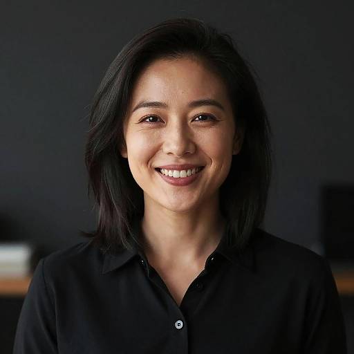 HDR Close-Up Portrait of Smiling Woman