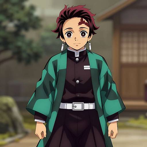 Tanjiro Kamado in Traditional Attire