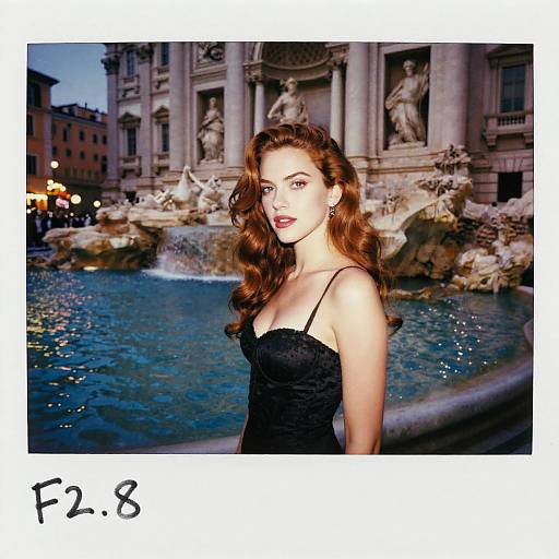 Vintage Cinematic Street Festival Portrait