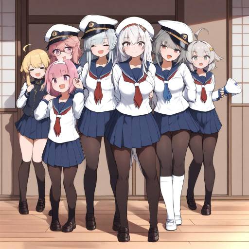 Admiral Squad in School Uniforms