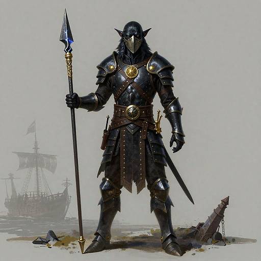 Raven-Marked Elven Sky-Pirate in Graveyard