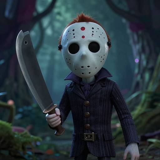 Pixar Style Jason Voorhees Thriller