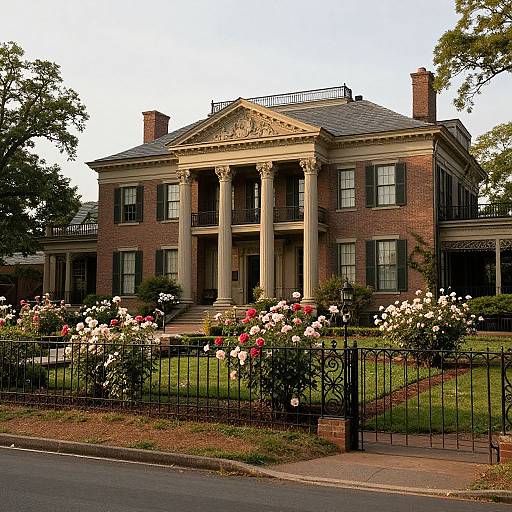Historic Southern Mansion with Gardens
