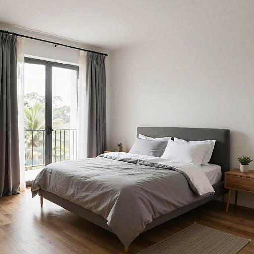 Realistic High-Quality Bedroom Scenery