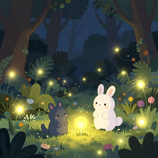 Pequeñas Criaturas en Claro Mágico