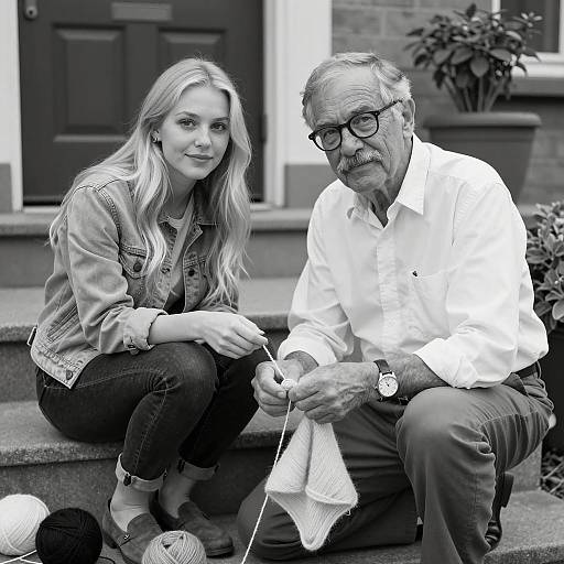 Nostalgic Portrait of Crafting Companions