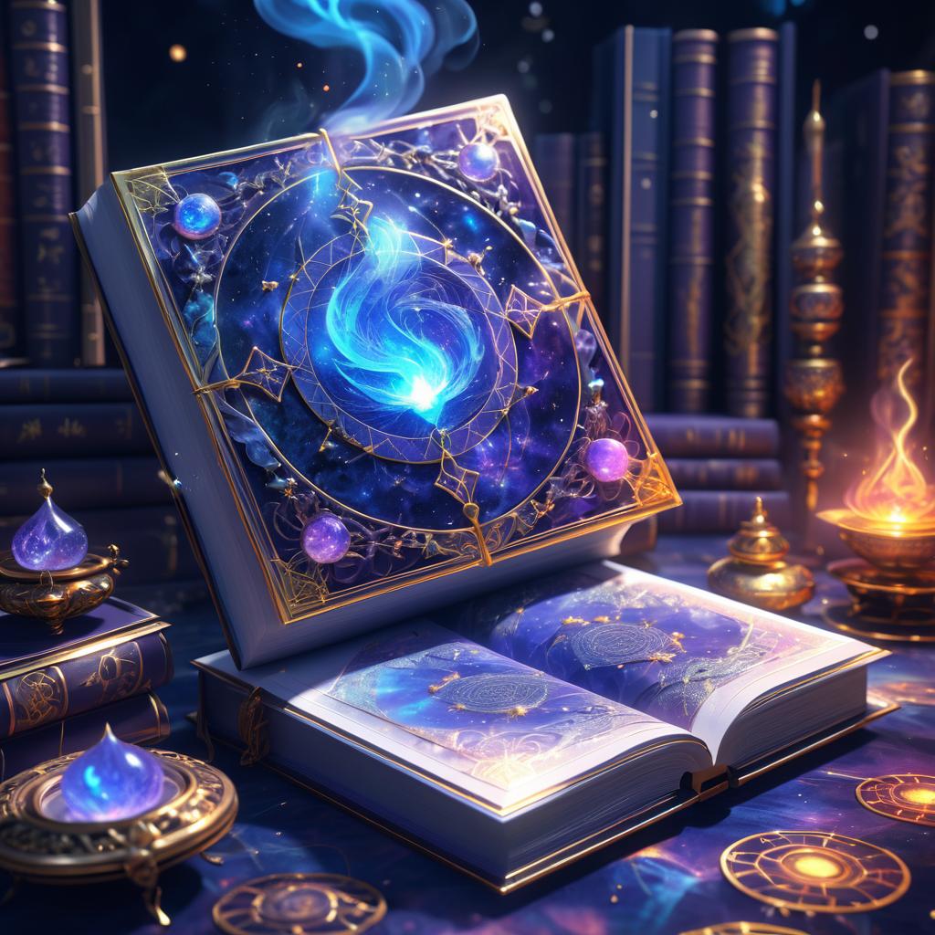 Enchanted Tome with Cosmic Energy